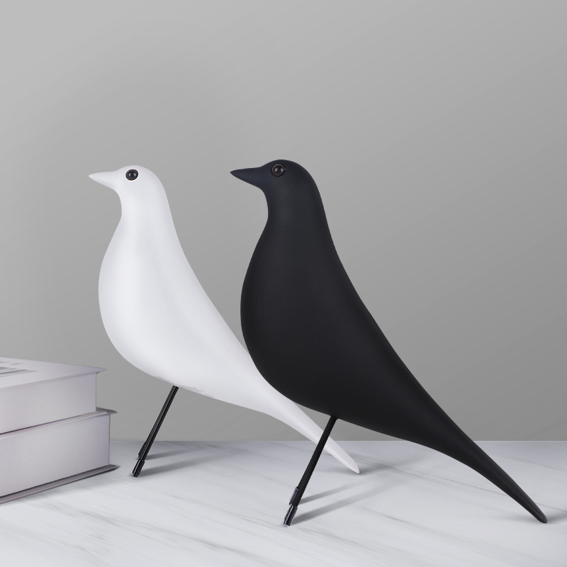 wholesale nordic creative bird 23*26 animal ornaments office home living room resin crafts cross-border
