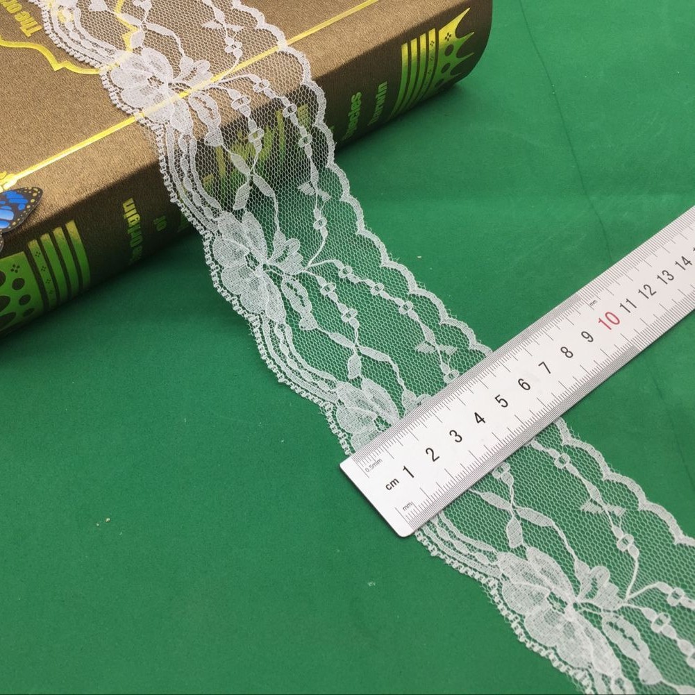 现货供应中高档儿童蚊帐花边无弹力蕾丝花边辅料720#宽度6CM