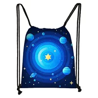 Новый космический звездное небо, модная детская сумка на шнурке, студенческая сумка для хранения большой емкости, дорогая сумка на шнурке