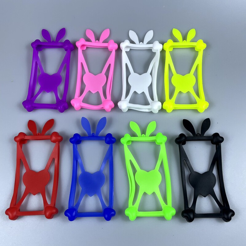 New Rabbit-Ear Silicone Mobile Phone Frame Shock-Absorbing Silicone Protective Case Universal Waterproof Mobile Phone Protective Case New Rabbit-Ear Silicone Mobile Phone Frame Shock-Absorbing Silicone Protective Case Universal Waterproof Mobile Phone Protective Case