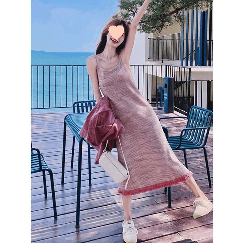温柔风减龄其他外套连衣裙两件套女早秋2025新款超好看吊带连衣裙|undefined