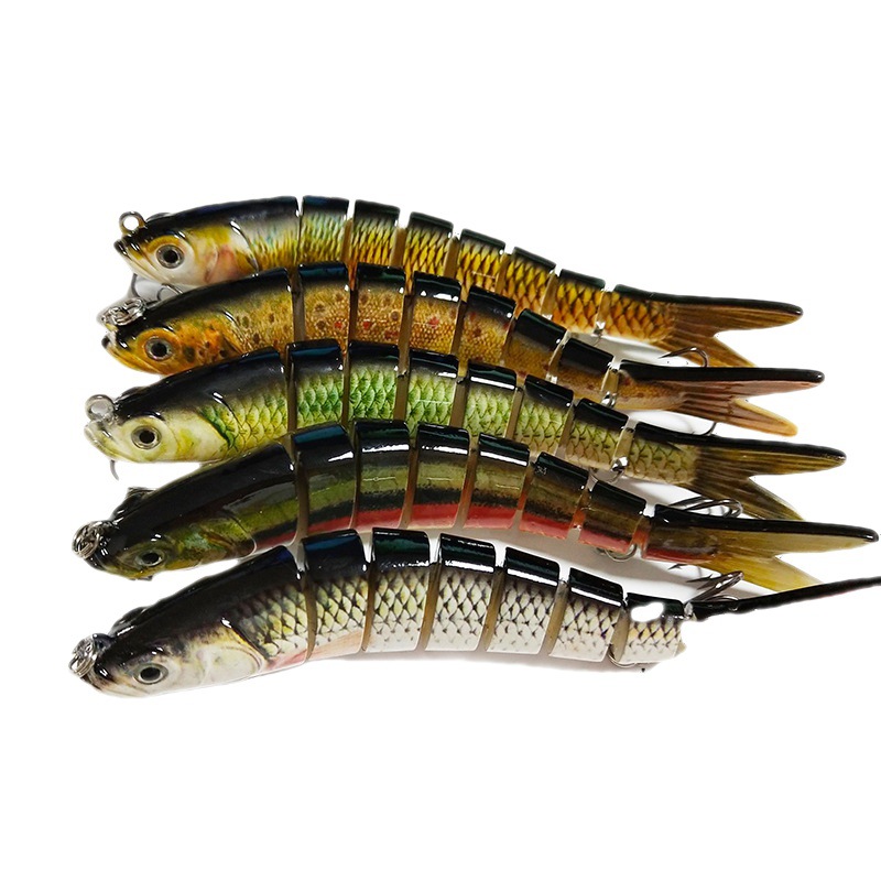 Multi Jointed Minnow Swimbait 18 Colors Hard Swimbaits Fresh Water Bass Swimbait Tackle Gear