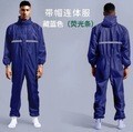 One-piece protective clothing full body waterproof rain-proof oil-proof dust-proof painting raincoat rock wool protective clothing Oxford cloth