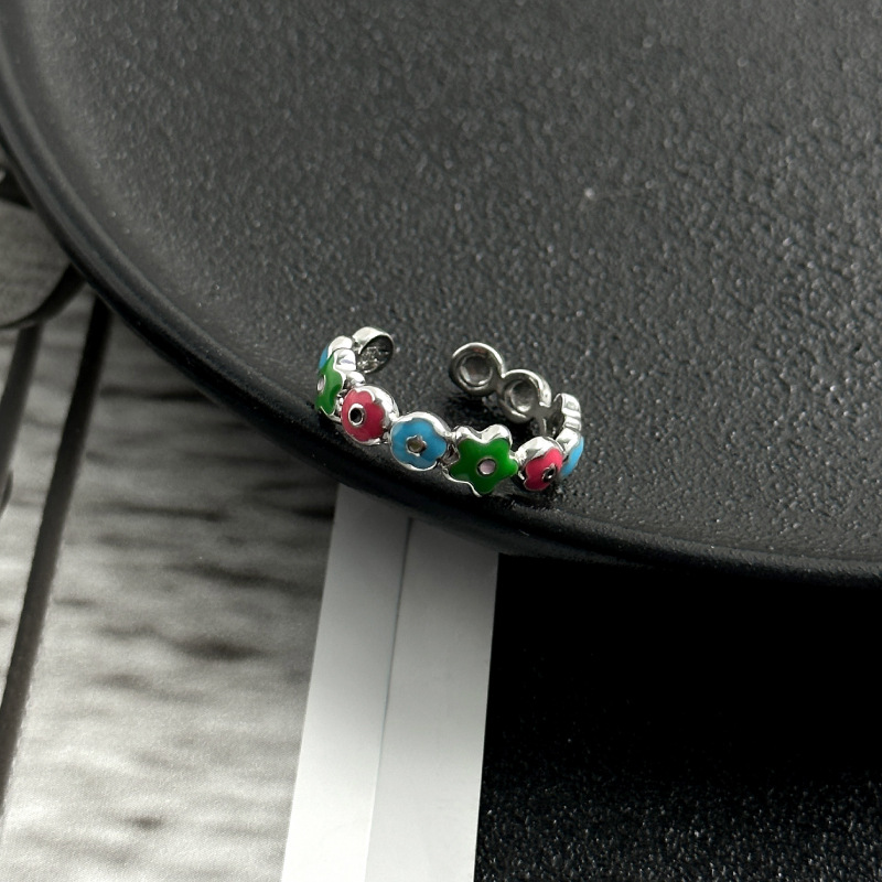 Sunburst Colorful Glazed Flower For Women, Unique Design, Exquisite Sweet And Cool Adjustable Personality Index Fer_voghion.com