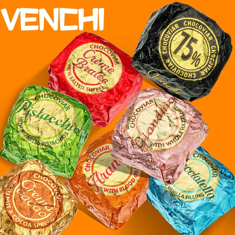 イタリア輸入 VENCHI/ウェンチ ダークチョコレートキャビア バルクスナック 個包装 ウェディングキャンディサンド|undefined