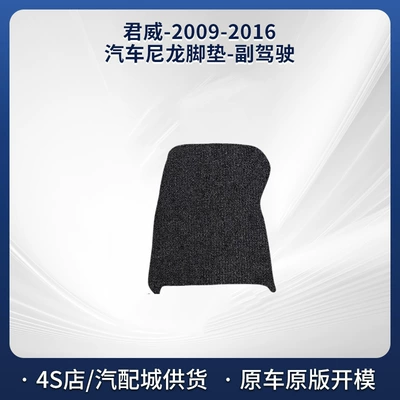 Nylon E Floor Mats, Modelə uyğun ayaqaltı - black-5mm-total-thickness-fabric-wrapped-edge-passenger-seat-nylon-carpet