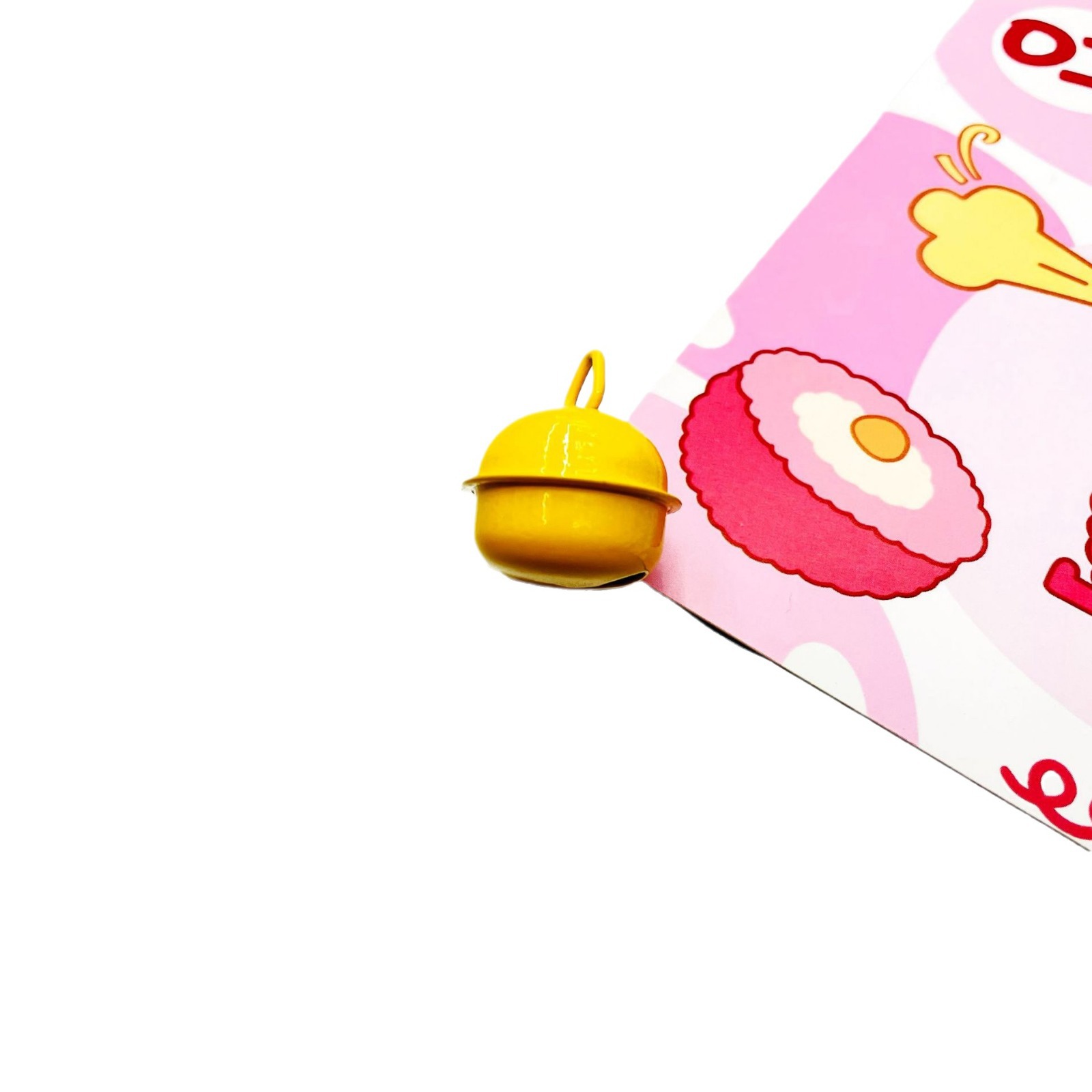 22mm colorido una palabra pintada campana DIY accesorios joyería pulsera bolsas de llaves colgar material de Navidad al por mayor