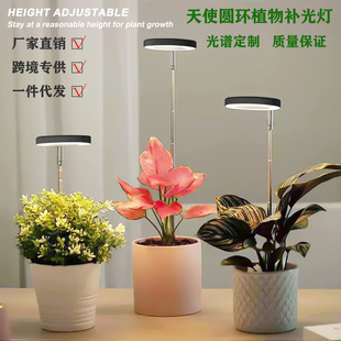 Angel ring ground-inserted plant lamp flower plate telescopic rod plant fill light full spectrum imitation sunlight