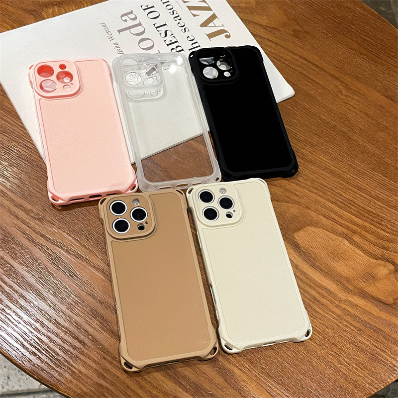 四角防摔苹果16pro Max手机壳iphone16e软壳14/13/12全包素材适用