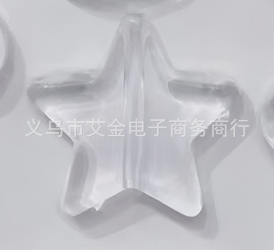 87 투명 30mm 오각별 조각 0.5kg 약 165개