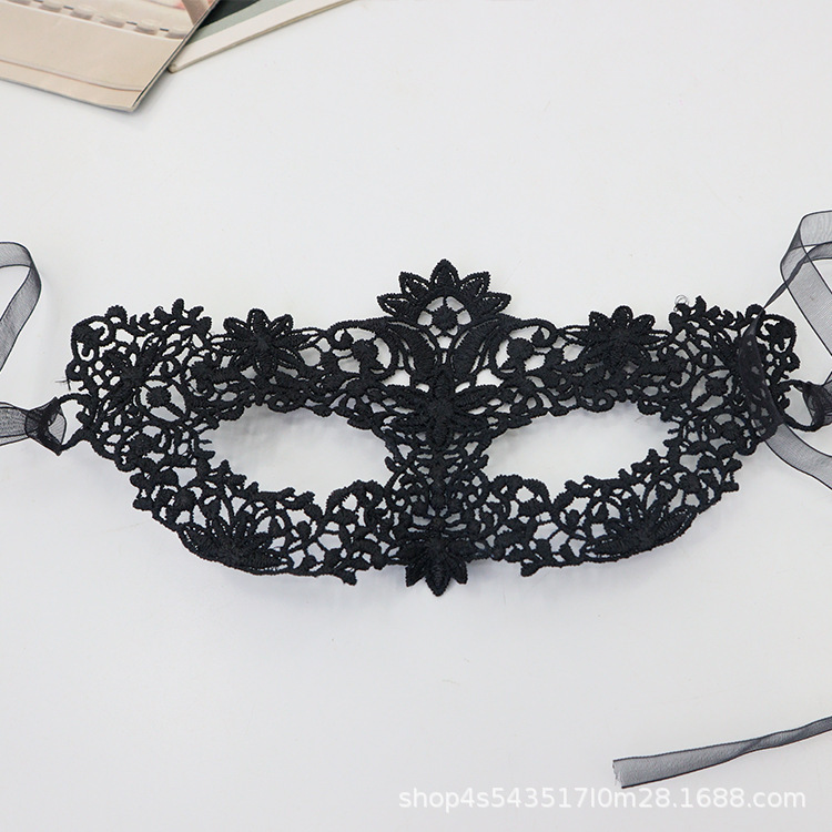Máscaras de encaje de venta transfronteriza máscaras de plumas de mujer decoración gradiente máscaras de mitad de cara maquillaje de baile accesorios de vestuario sexy