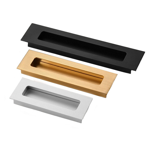 Tatami buckle bed board invisible sliding door concealed handle embedded concealed drawer sliding door handle hidden