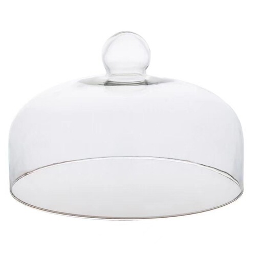 Multi-size transparent preservation glass lid Lead-free glass cover storage dustproof Breadfruit tasting plate lid
