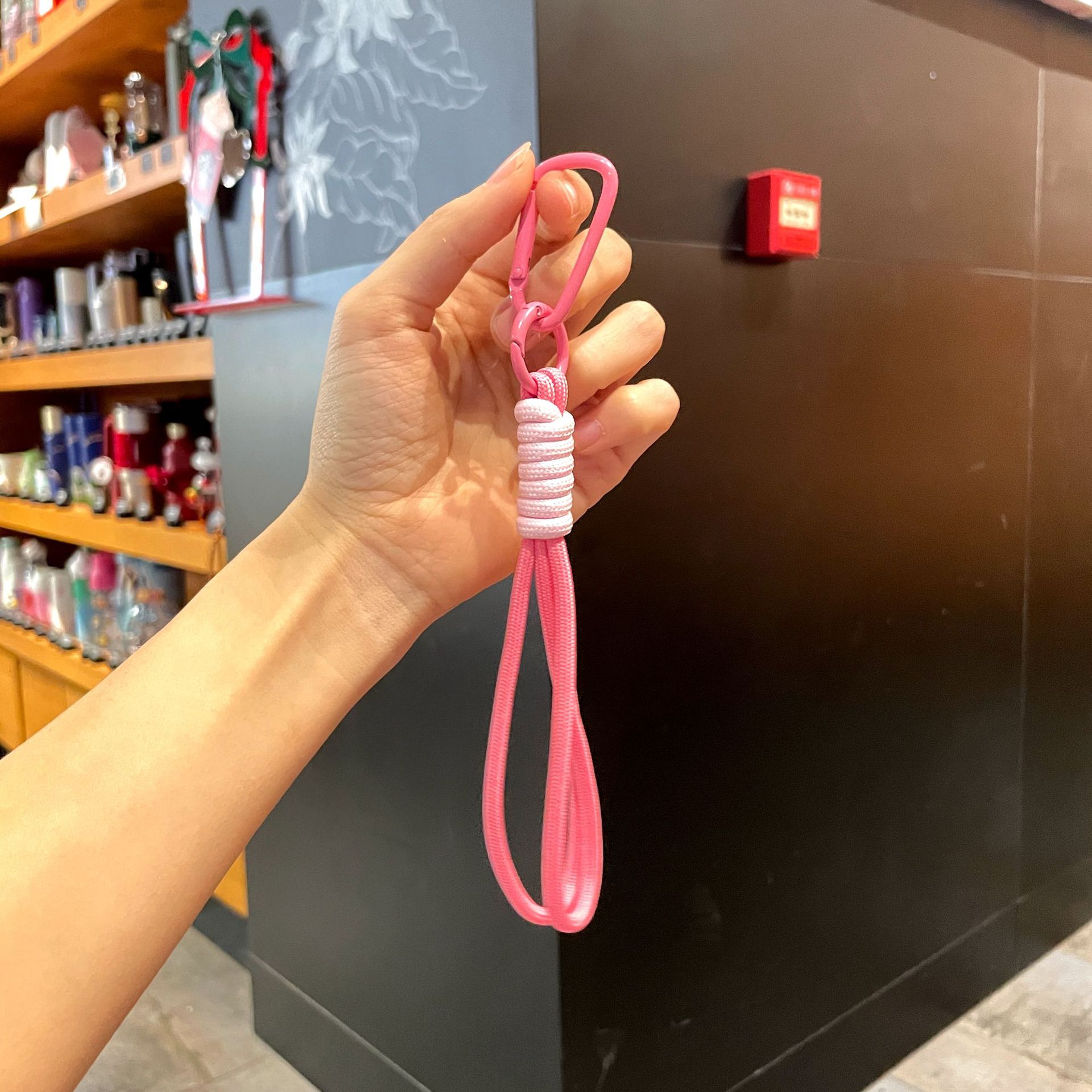 Unlabeled double rope-dark pink