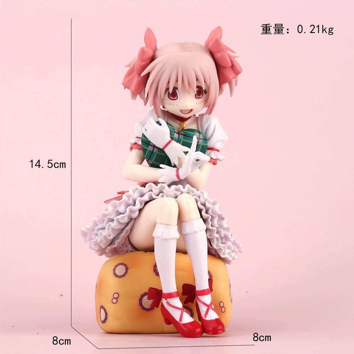 Фигурка (Shikama) Madoka магическая девушка, настольный сувенир, 18 и 22 см, сидящая и стоящая