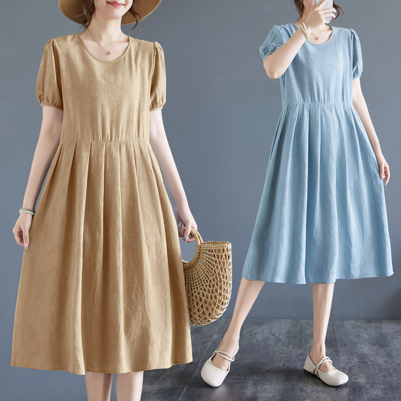   夏  M-2XL 大きいサイズ ワンピース