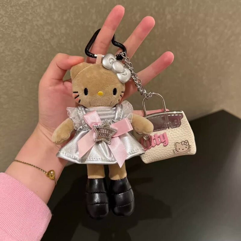 新しいかわいい長い脚ぬいぐるみペンダントスカートドレスアップベビー服インスタイル人形ペンダントバックパックキーホルダーバッグペンダント|undefined
