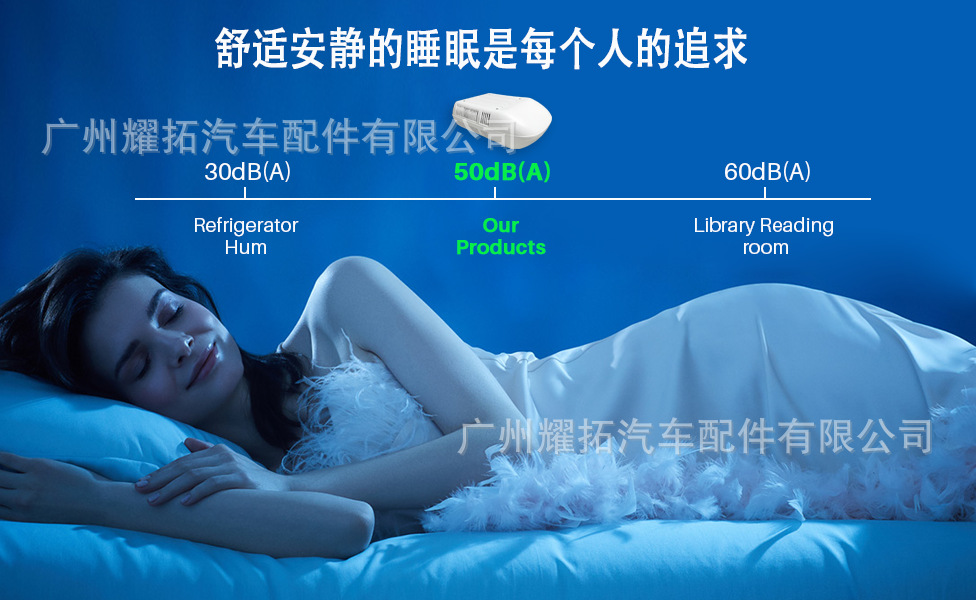 Source factory new high-end RV air conditioner 110V220V electric intelligent temperature control camping car dining car