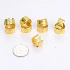 Metal yellow needle household wedding needle ring holder sewing counter ring press needle sewing tool needle