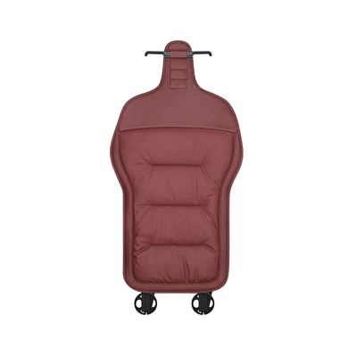 Four Seasons Pad – Non-Slip and Breathable - volcanic-red-backrest-no-car-logo