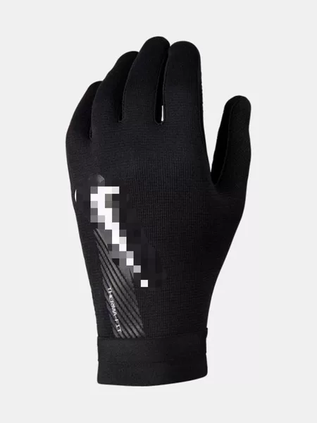 Men's Football Gloves with Particle Velvet to Keep Warm, Non-Slip Particles on the Palm of the Hand, Touch Screen Goalkeeper