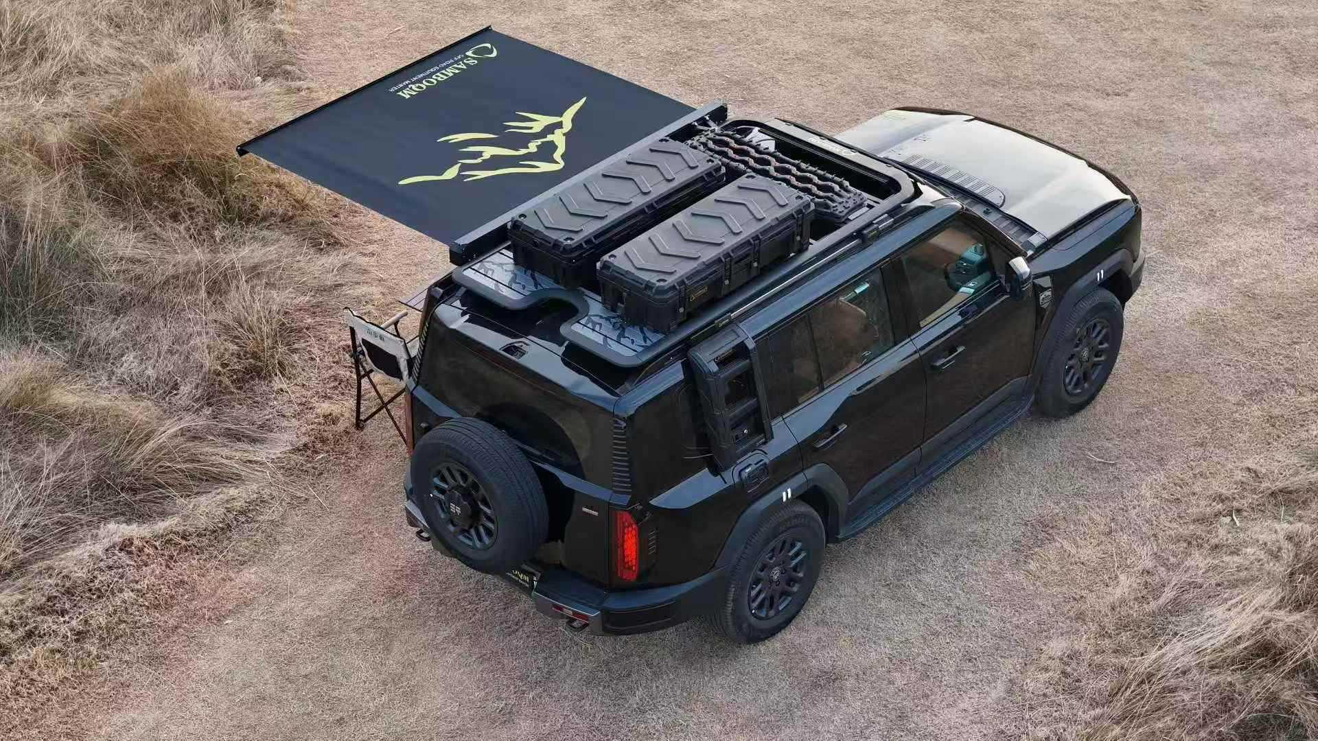 Zongheng G700 Roof Rack Ladder Backpack Step Outdoor Travel Off-Road Modification Expansion Parts Roof Platform
