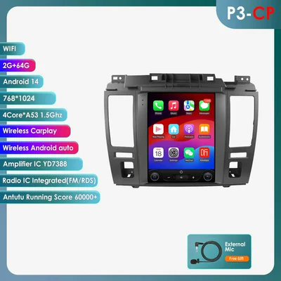 9.7inch Suitable for 04-13 DVD Navigation - wifi-version-quad-core-264g-with-carplay-97inch-applicable-to-04-13-nissan-c11