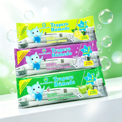 Custom-made large-sized floor cleaning wet wipes for mop, effectively removes dirt and grease, offering greater peace of mind