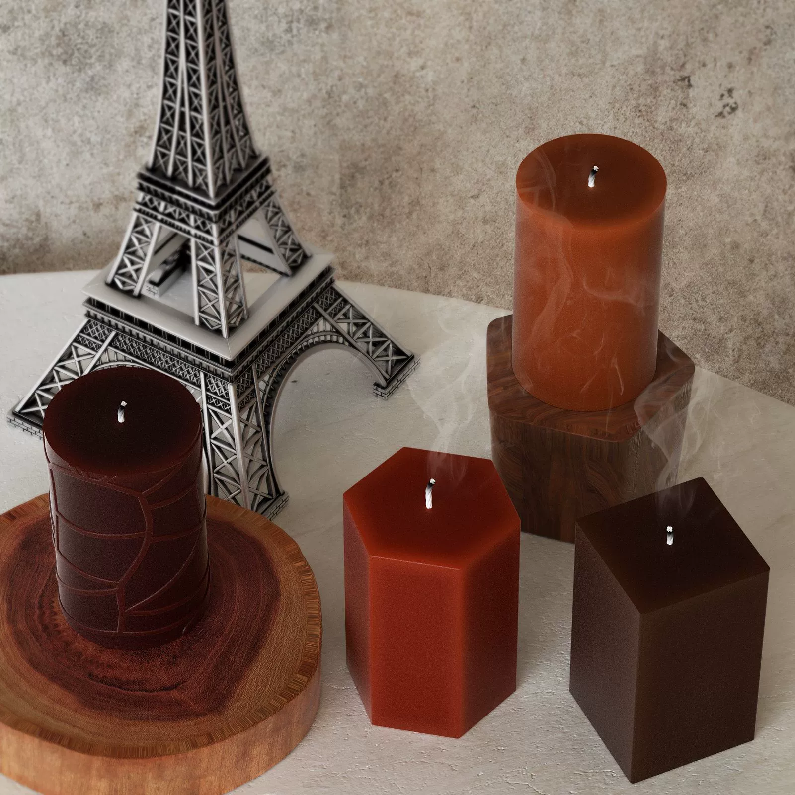 Геометрическая ароматерапия, свеча, квадратная силиконовая форма, DIY