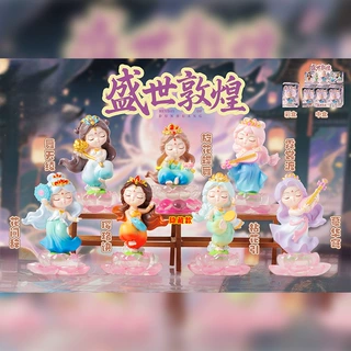 新款古风潮玩盛世敦煌盲盒创意潮玩树脂桌面工艺品节日礼物批发