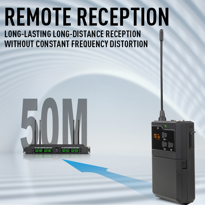 Professional Wireless Lavalier Microphone For Outdoor Performance_voghion.com