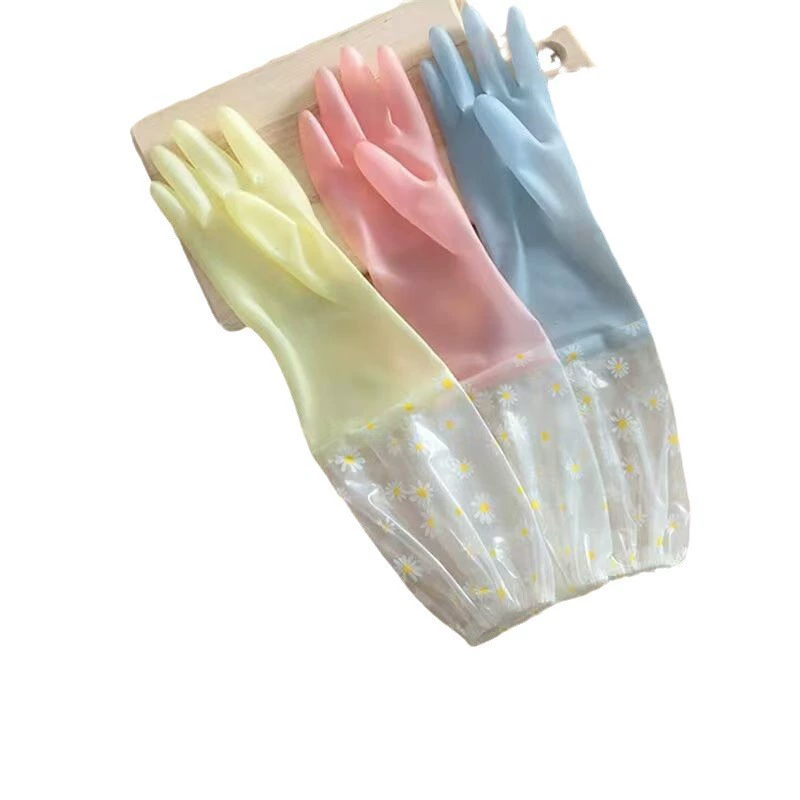 Waterproof long gloves PVC, (Cross-border trading)