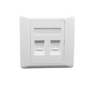 Type 86 dual-port regular interface telephone voice information supporting module network cable network panel
