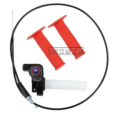 Grip Cover 110-250Cc Large Twist Other brake systems - throttle-cable-length-120cm-red-grip
