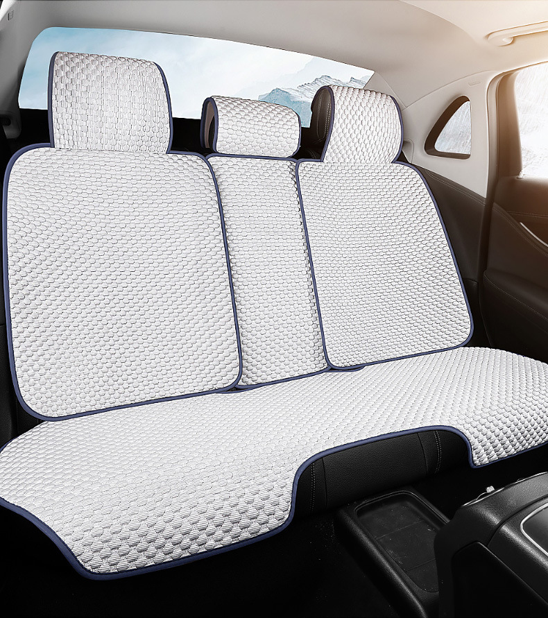 Car Seat Cushion, Universal for All Seasons, Summer Cooling Cushion, Rear Seat, Car Cushion, Half-Pack Seat Cover, Ventilated Seat Cushion Wholesale