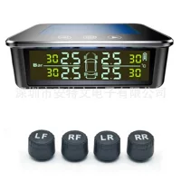 Солнечный контроль давления в шинах Беспроводной давление в шинах TPMS давление в шинах внедорожник давление в шинах автомобильный манометр давления в шинах
