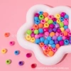 Round beads, 8mm, 3.8mm