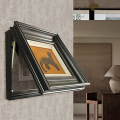 New Chinese style Chang Yu Money Leopard electric meter box decorative painting cover living room electric box network line box cover flip cover hanging painting 