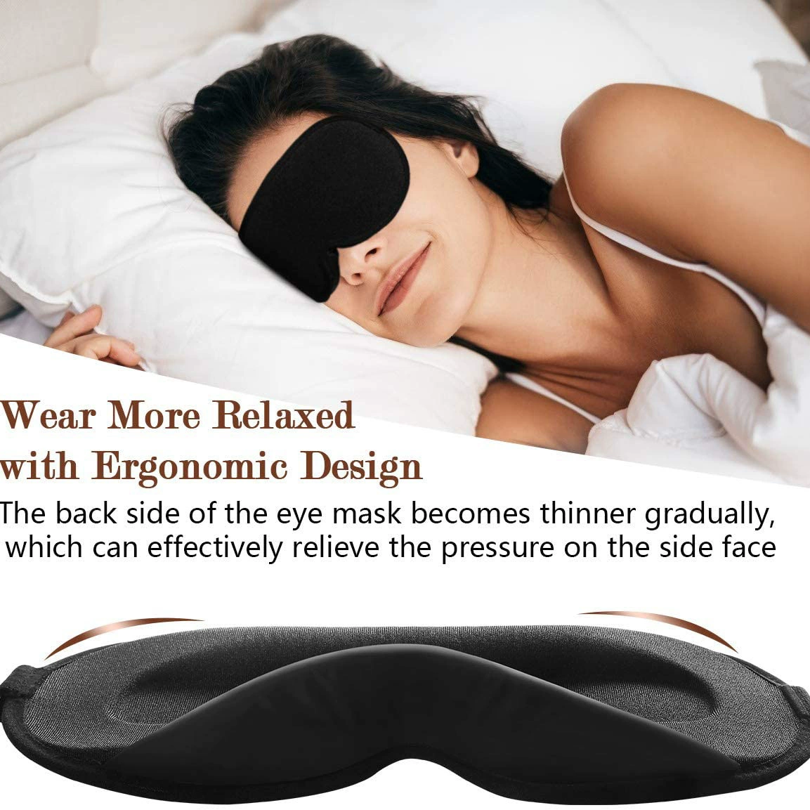 Breathable three dimensional sleep mask, Amazon, 3D, eyes protection, direct factory sales