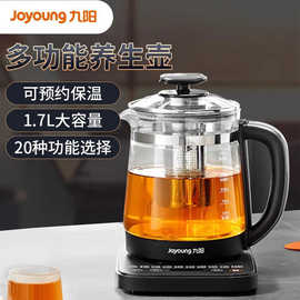九.阳养生壶K17D-WY170多功能家用自动办公室煮茶器电水壶黑色智