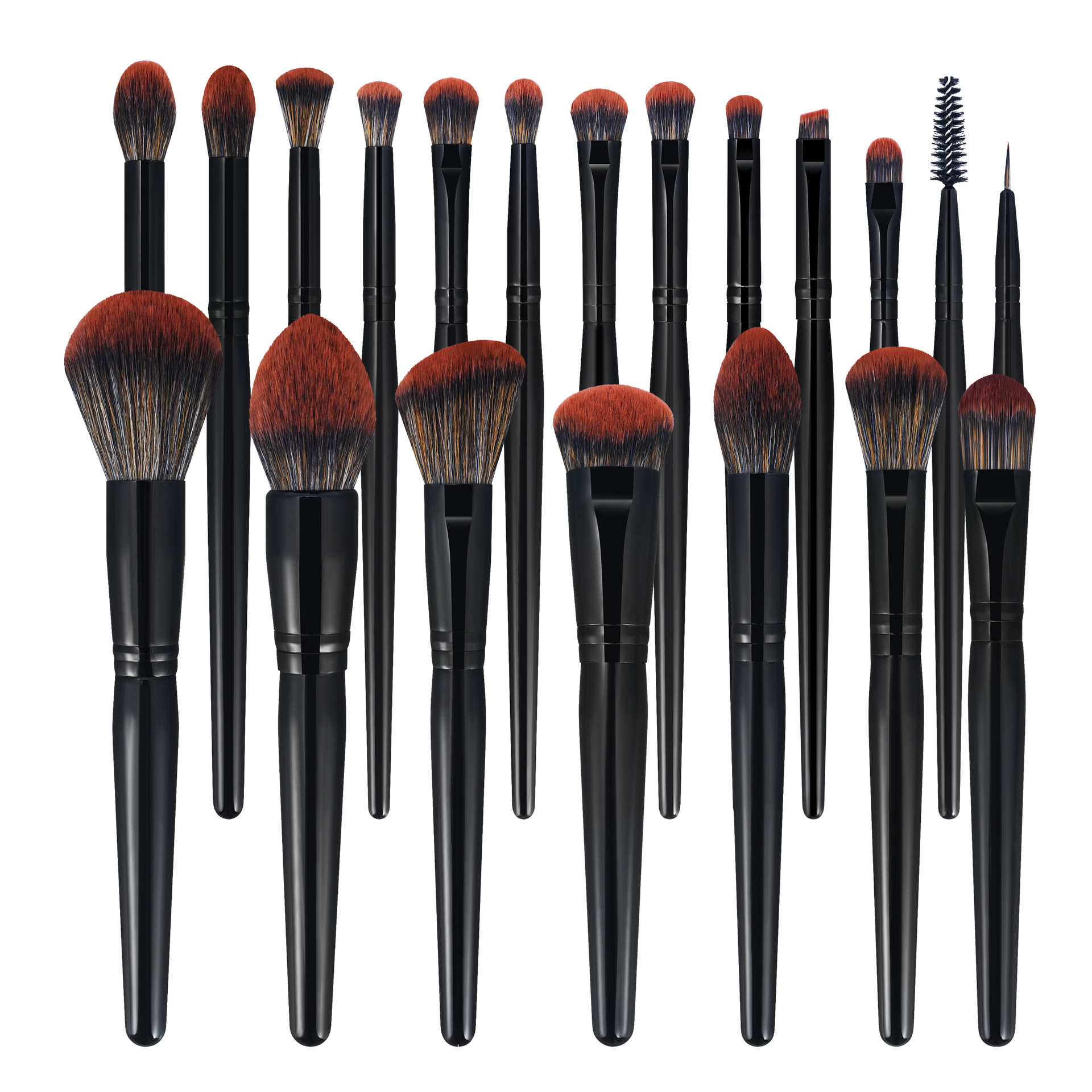 Zonia 20 piezas/15 piezas/30 piezas/42 piezas/24 piezas juego de pinceles de maquillaje cepillo de polvo suelto de pelo de animal venta directa transfronteriza