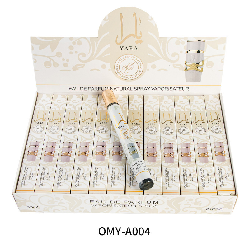 Perfume de 35 ml, Versión Q, Popular Transfronterizo, para Hombre y Mujer, en Tubo de Ensayo, Fragancia Floral y Frutal, Perfume Portátil, Venta al por Mayor