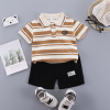 Summer children's thin set for boys, sports polo for leisure