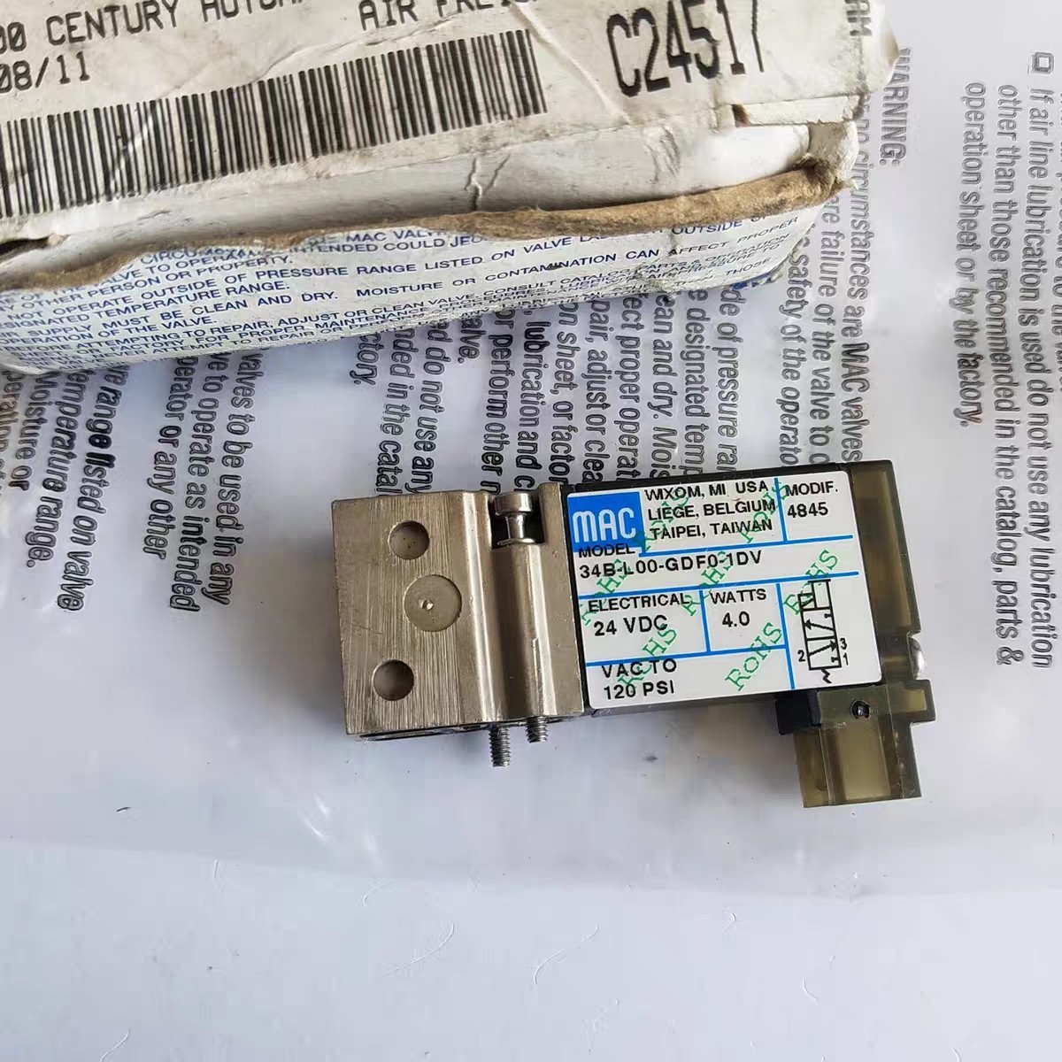 MAC高速电磁阀35A-ACA AAA-DDAA DDFA DFFA DFBA-1BA 1KA 1JM原装