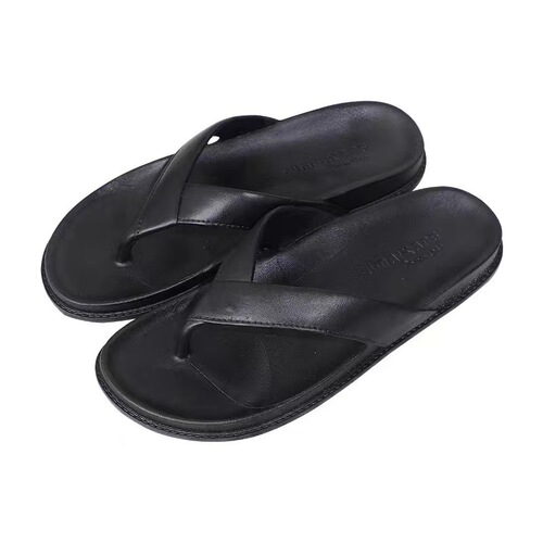 Flip-flops for men, new summer flat sandals for women, outdoor wear for couples at home, non-slip thong beach shoes