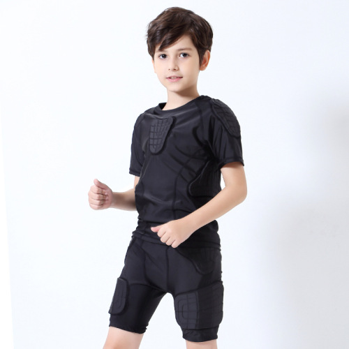 Cross-border Children's Basketball Protective Bodysuit Set Rugby Baseball Softball Football Training Clothing Sports Protective Gear