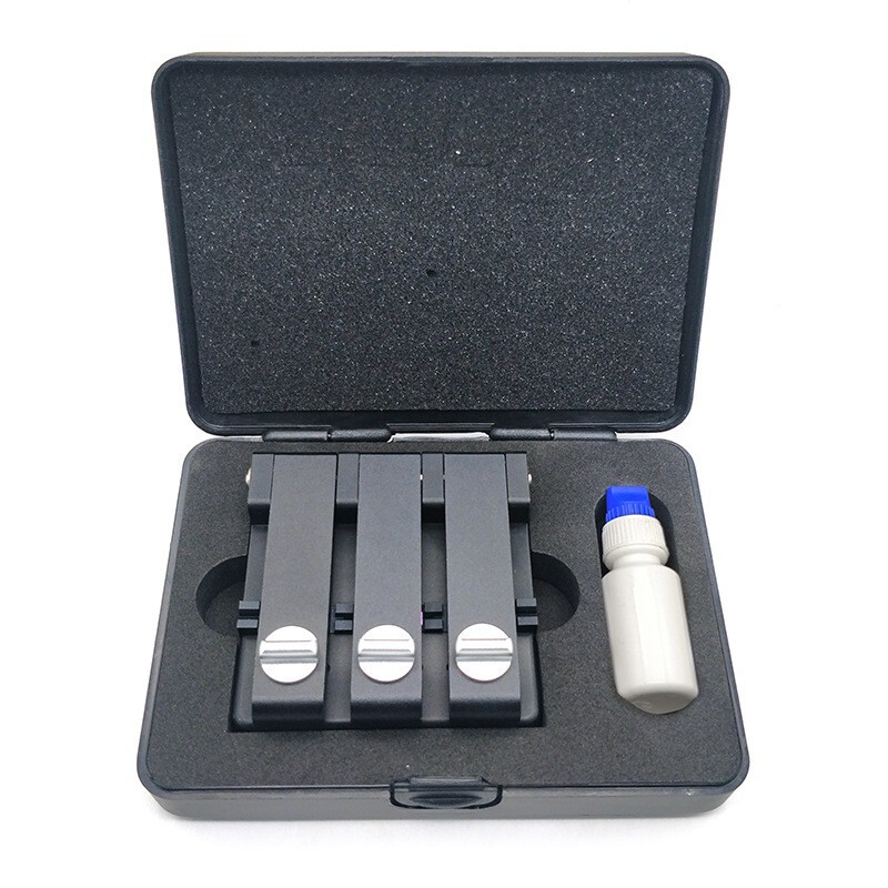 Fiber Optic V-Groove/Bare Aligner Coupler Temporary Docking Plc Single Disk Test Optical Cable Factory Optical Modem