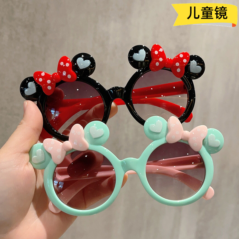 New Korean style children's double bow s...