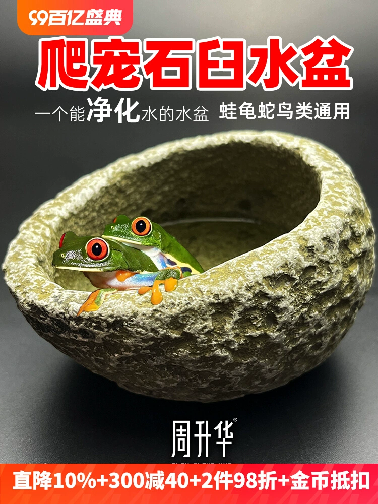 Восхождение на питомца из каменной пудры из птичьего яйца тазик для очистки воды