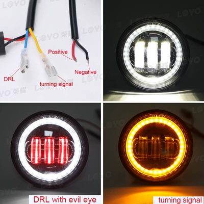 with aperture Devil eye, Fog lamp